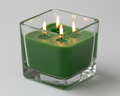 Italian Alps Forest Scent Aromatic Candle, 250 ml  - square 80x80x80 mm
