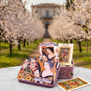 Almond Sweet Soap 170 Gr./6 Oz in the original 19th century style elegant packaging.
