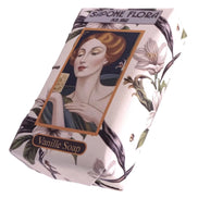 Vanilla Soap 170 Gr./6 Oz  in the original 19th century style luxurious packaging.